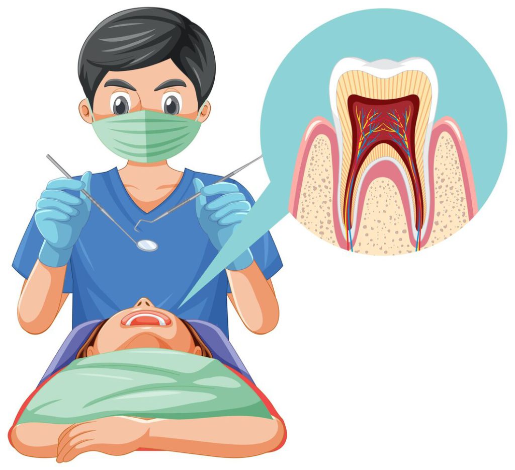 dentist man examining patient teeth white background 1308 92682