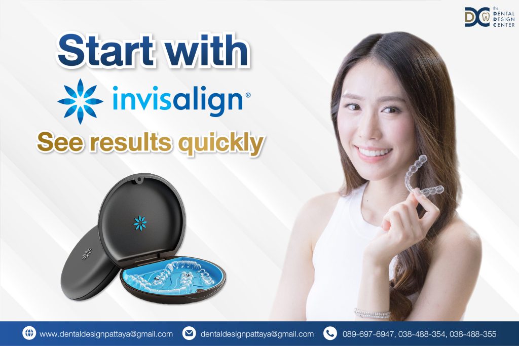Invisalign before and after results from Dental Clinic Pattaya